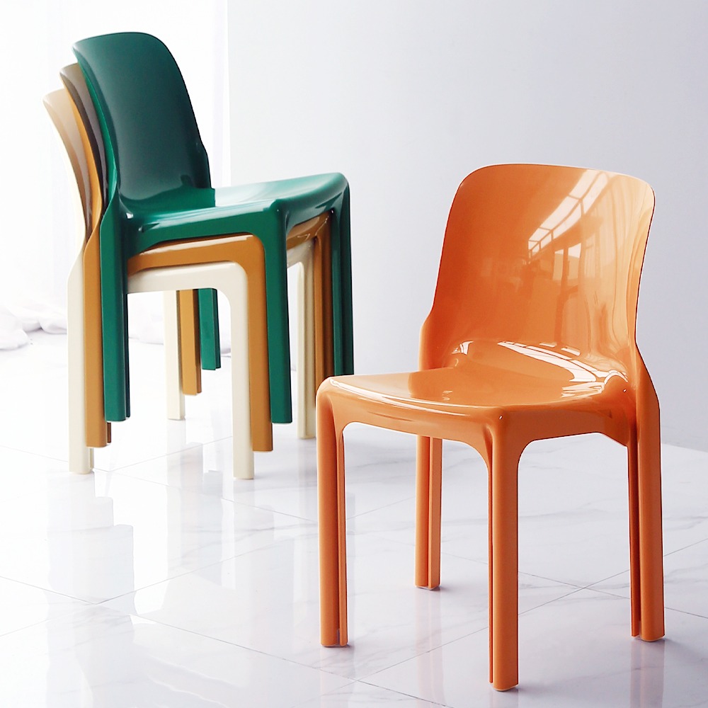 자체브랜드픽 모비 플라스틱 인테리어 디자인 카페 의자