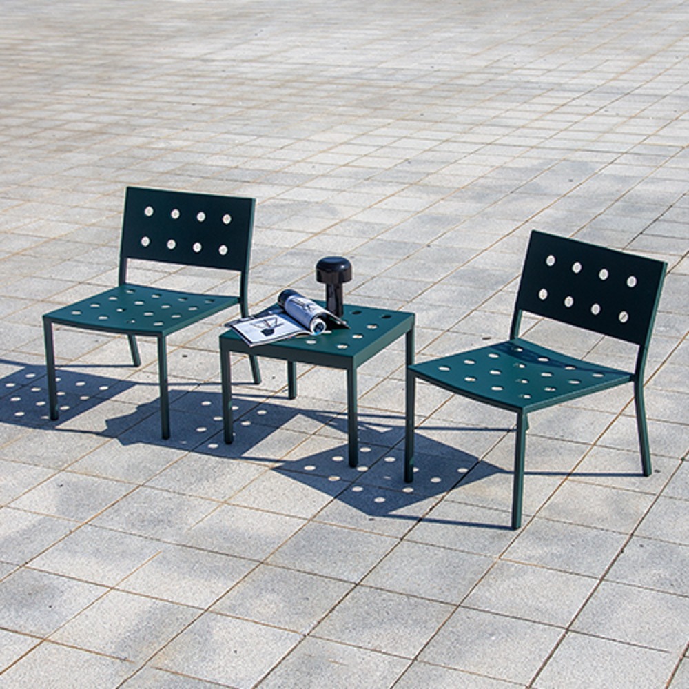 영가구몬테 라운지 철제 야외 카페 정원 테라스 야외용 테이블 세트 2인