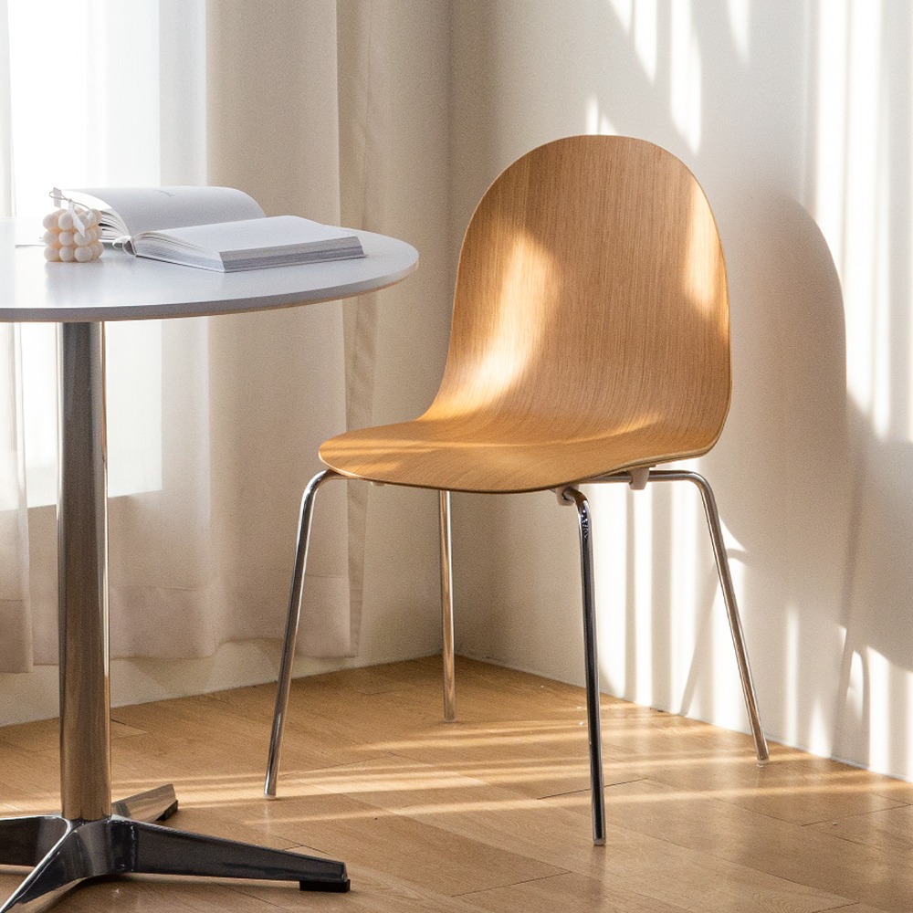 영가구조이 클래식 미드센추리 모던 원목 패브릭 철제 디자인 카페 의자