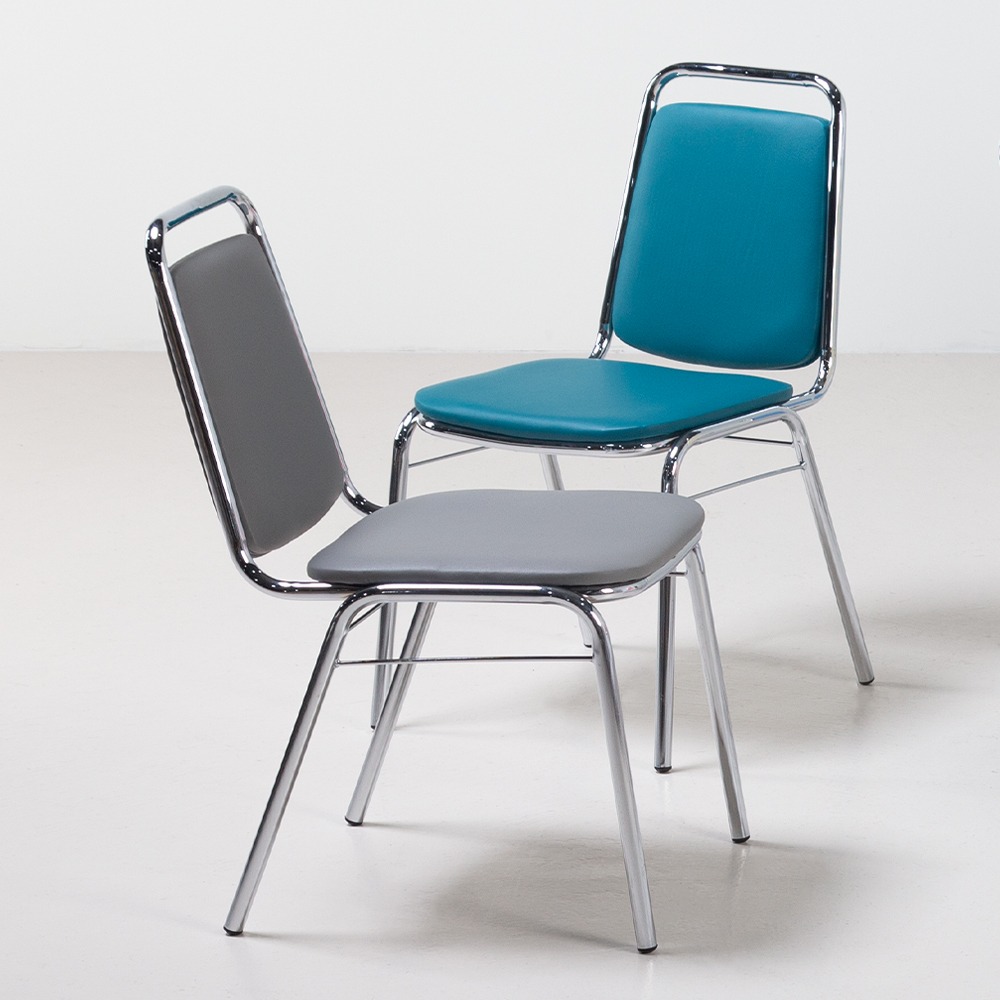 영가구타미 가죽 철제 디자인 인테리어 카페 의자